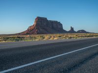 Arizona: Monument Valley Road at Dawn