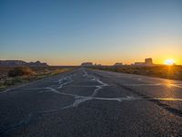 Arizona's Monument Valley: Straight Road Ahead