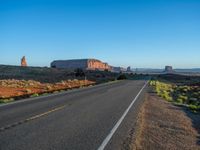 Arizona USA Road through Monument Valley