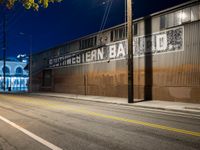 Arts District at Night: A Glimpse of Los Angeles Industrial Scene