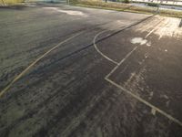Asphalt Basketball Court by the Portuguese Coast
