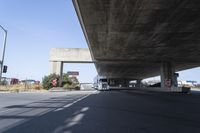 Asphalt Concrete Road Bridge Underpass Highway 001