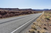 Asphalt Highway in Utah: A Scenic Mountain Landscape