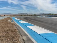 Daytime at the Asphalt Race Track in the USA