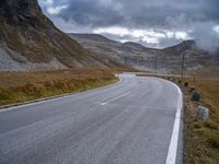 Asphalt Road in Austrian Highlands 002