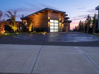 Asphalt Road Leading to a Building Property