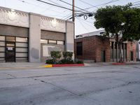 Asphalt Road Leading to a Classic Architecture in Los Angeles, California