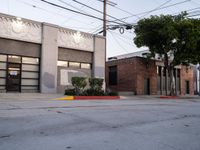 Asphalt Road Leading to a Classic Architecture in Los Angeles, California