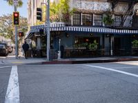 An Asphalt Road Under Clear Los Angeles Skies