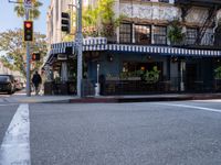 An Asphalt Road Under Clear Los Angeles Skies