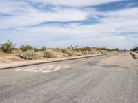 Asphalt Road Under Clear Skies in California