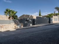 Asphalt Road under a Clear Sky in Mallorca