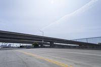 Asphalt Road on a Clear Day: Captured in Motion Blur