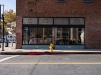 Asphalt Road with Hydrant: Los Angeles View