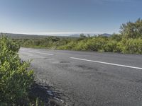 Asphalt Road in Iceland Nature Landscape 001