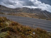 Asphalt Road Landscape in Austria, Europe