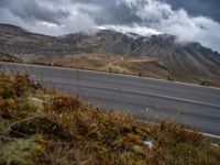 Asphalt Road Landscape in Austria, Europe