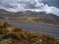 Asphalt Road Landscape in Austria, Europe