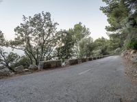 Asphalt Road Landscape in Mallorca, Spain