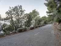 Asphalt Road Landscape in Mallorca, Spain