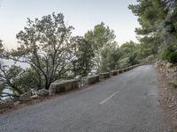 Asphalt Road Landscape in Mallorca, Spain