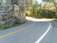 Asphalt Road in Low Mountains: A Rural Landscape