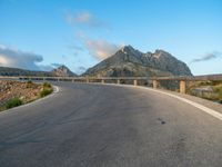 Asphalt Road in Majorca, Balearic Islands