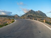 Asphalt Road in Majorca, Balearic Islands