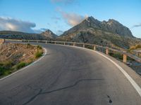 Asphalt Road in Majorca, Balearic Islands