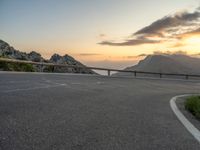 Asphalt Road in Majorca, Spain: Curving Views