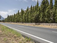 Asphalt Road in Mallorca under Clear Skies