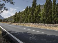 Asphalt Road in Mallorca under Clear Skies