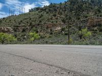 Asphalt Road in the Mountains of Utah