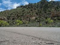 Asphalt Road in the Mountains of Utah