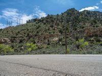 Asphalt Road in the Mountains of Utah