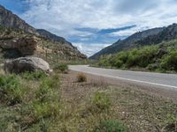 Asphalt Road in the Mountains of Utah, USA