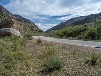 Asphalt Road in the Mountains of Utah, USA