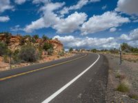 Asphalt Road in USA: Scenic Nature Views