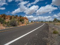 Asphalt Road in USA: Scenic Nature Views