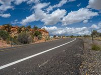 Asphalt Road in USA: Scenic Nature Views