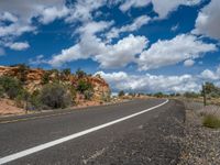 Asphalt Road in USA: Scenic Nature Views