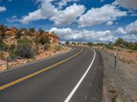 Asphalt Road in USA: Scenic Nature Views