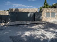 Asphalt Road in a Residential Area in Spain