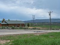 Asphalt Road in a Rural Landscape in Utah