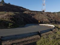 Asphalt Road in San Francisco: Under a Clear Sky