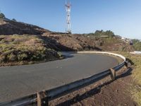 Asphalt Road in San Francisco: Under a Clear Sky