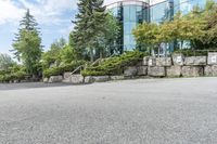 Asphalt Road in a Suburban Neighborhood