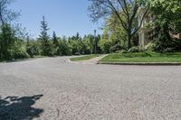 Asphalt Road in Suburban Toronto