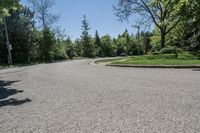 Asphalt Road in Suburban Toronto