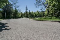 Asphalt Road in Suburban Toronto